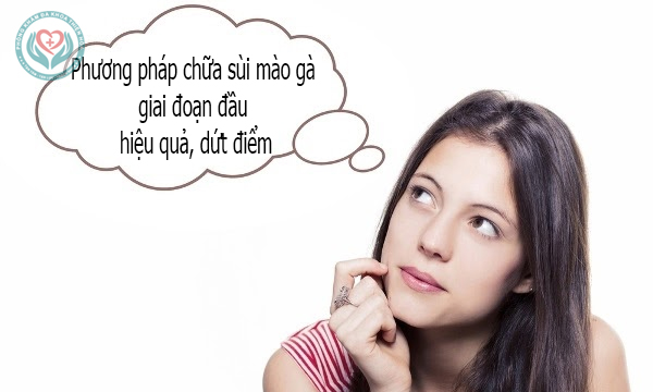 sùi mào gà giai đoạn đầu