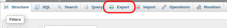 Cara Backup WordPress 9 export