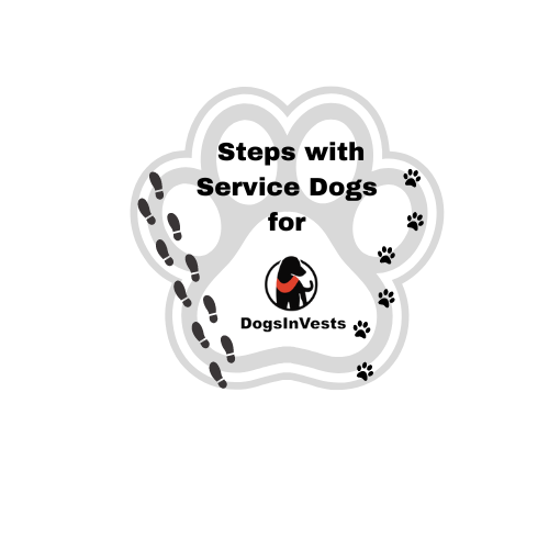 I have joined the Steps with Service Dogs challenge for DogsInVests!  My goal is to walk 50 miles and raise $500 throughout the month of April.  DogsInVests mission means a lot to me, and I'd appreciate your support in reaching my goal.  I'll be sure to share some pictures of Kevin and I out and about, getting our steps in throughout the month.  
DogsInVests strives to empower individuals with autism by providing them with custom-trained service dogs.  Our goal is to facilitate specialized training and education to our dogs so any child with autism can experience life with a highly intelligent, helpful furry companion by their side.  