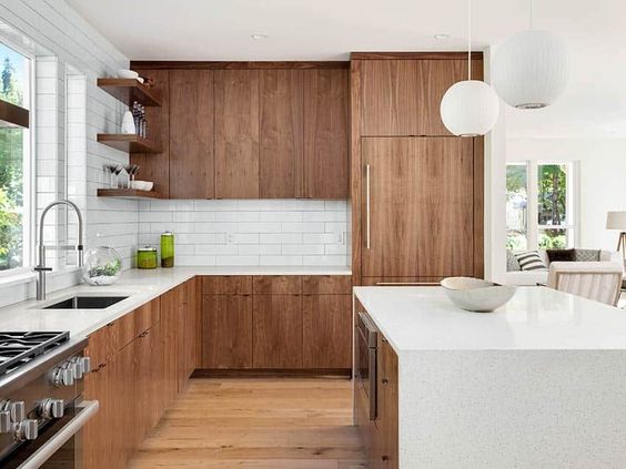Wood Veneer kitchen cabinet costs in Malaysia