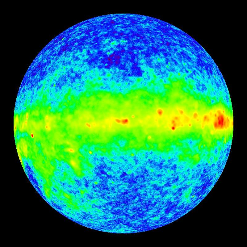 Cosmic Microwave Background: WMAP (fifth year sequence) Dataset | Science  On a Sphere