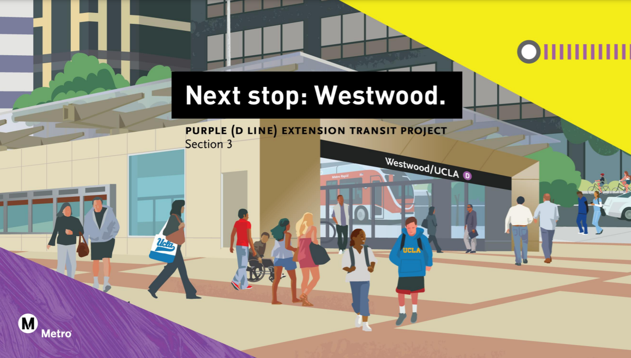 Metro graphic new Westwood subway station