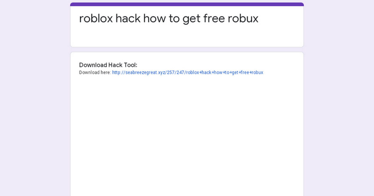Free Download Hack For Roblox