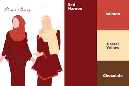 Matching Color Baju Dan Tudung