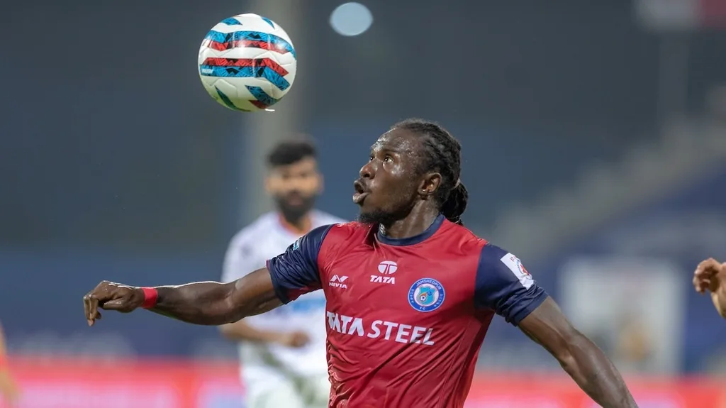 Daniel Chima Chukwu in one of the games from the Indian Super League
