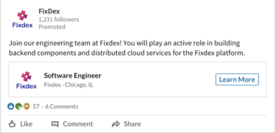 Single Job Ad from FixDex.