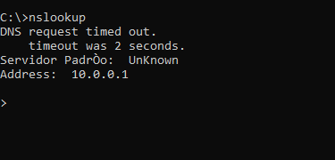 Comandos CMD nslookup