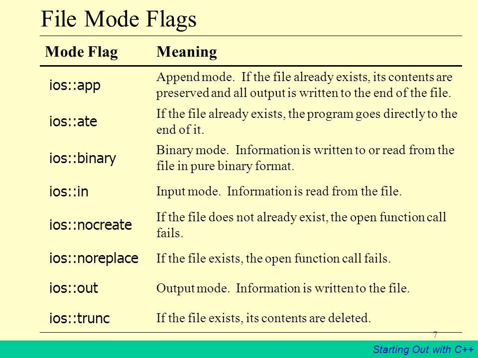 Starting Out with C++ 1 Chapter 12: File Operations What is a File? A file  is a collection on information, usually stored on some electronic medium.  Information. - ppt download
