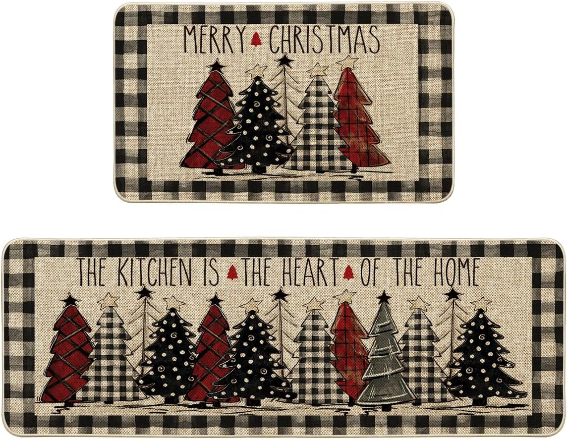 christmas kitchen mats