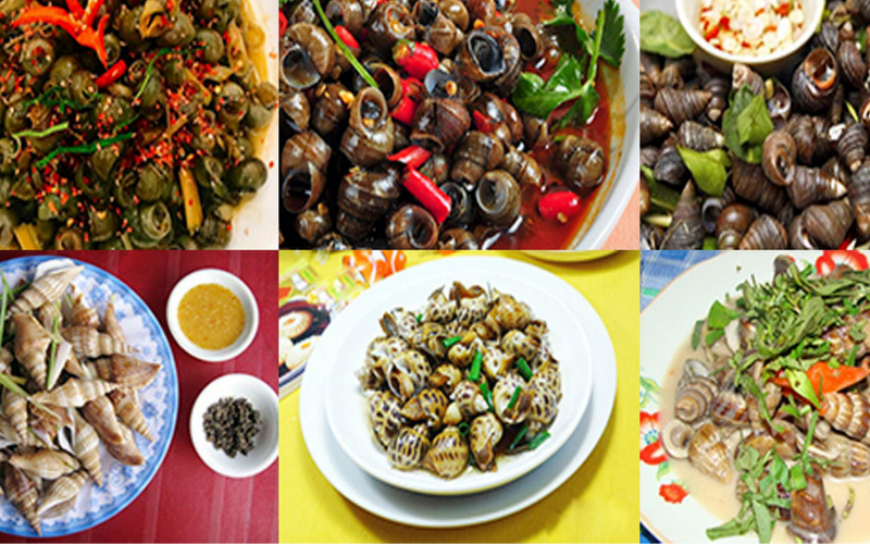 Ốc các loại