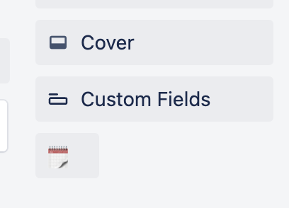 A screenshot of a custom button added to a Trello card