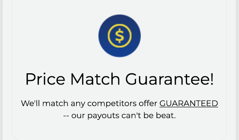 Cash For Gold USA price match guarentee