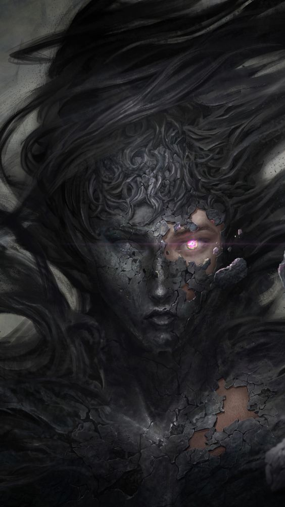 Dark demon fantasy witch 5k, 720x1280 wallpaper