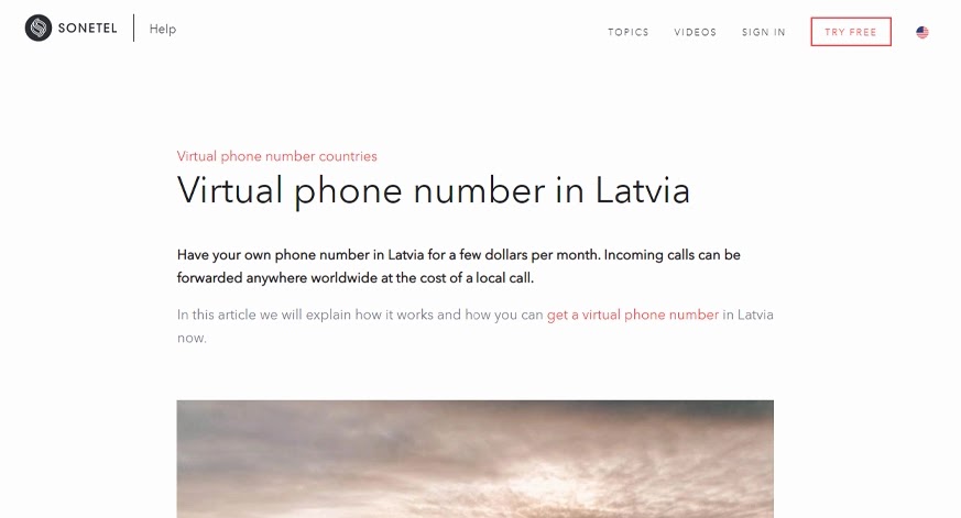 Sonetel Latvia Virtual Phone Number