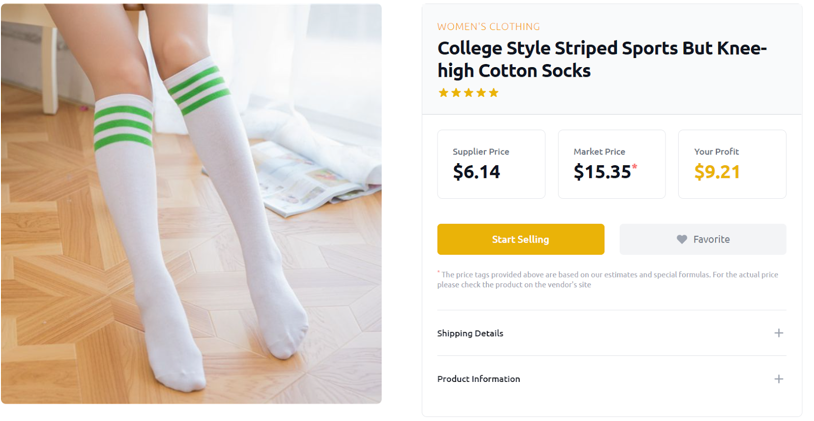 College Style Striped socks