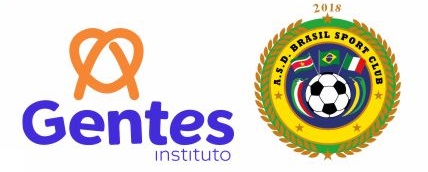 Logotipos do Gentes Instituto e da A.S.D. Brasil Sport Club
