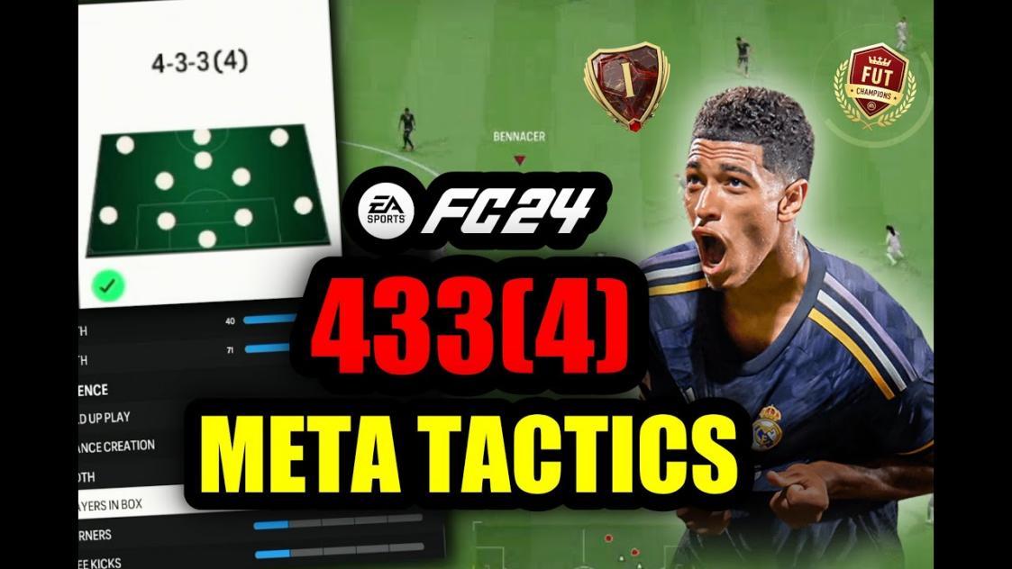 The BEST 433(4) Custom Tactics to Attack in EA FC 24