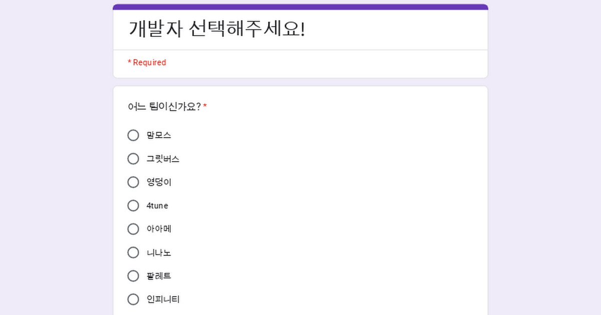 개발자 선택해주세요!
