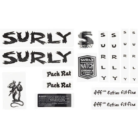 Surly Cross Check Frame Decal Set, with Scissors | Tree Fort Bikes