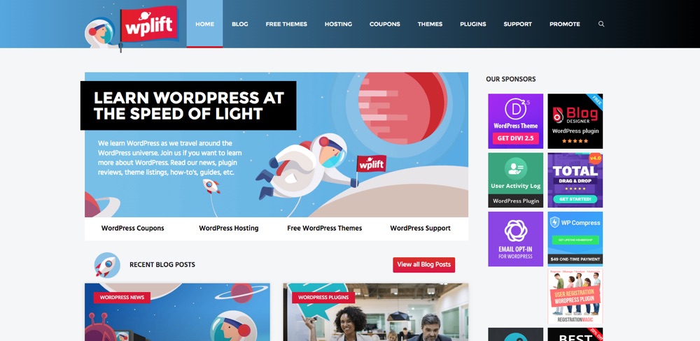 Blogs WordPress que você deve seguir - WPLift