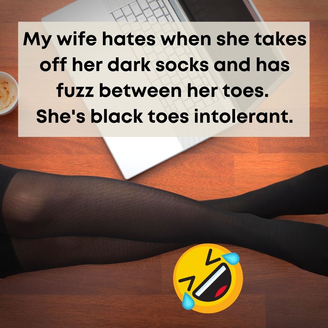 Black toes intolerant