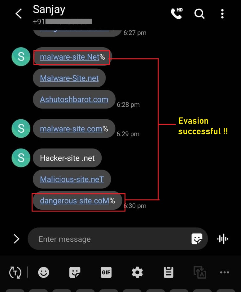 Bypassing sms security feature of a mobile anti virus - Ashutosh