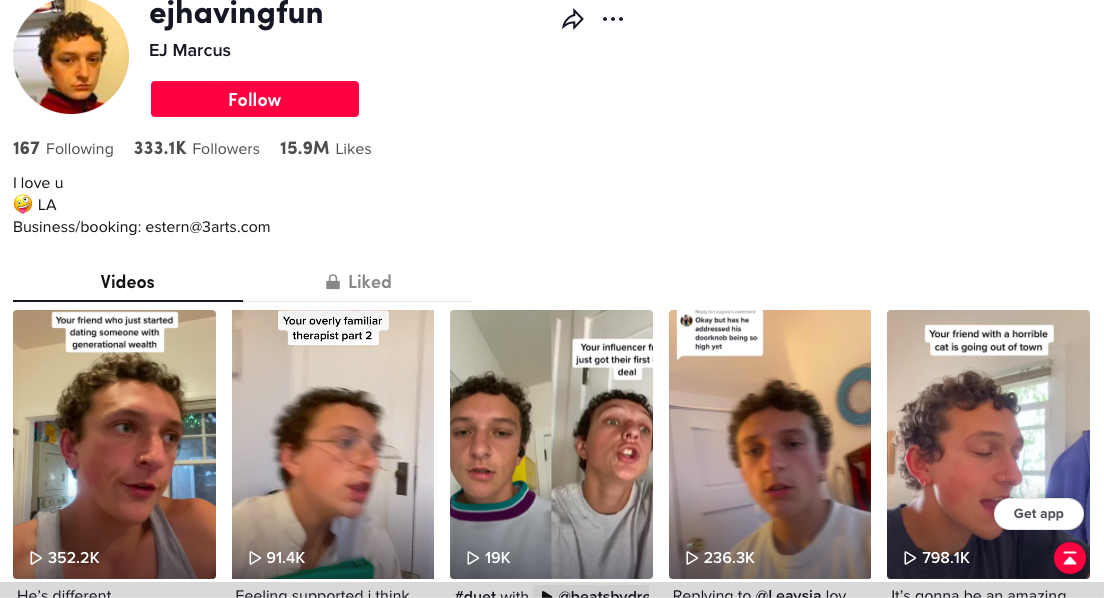 Comedy Influencers on TikTok