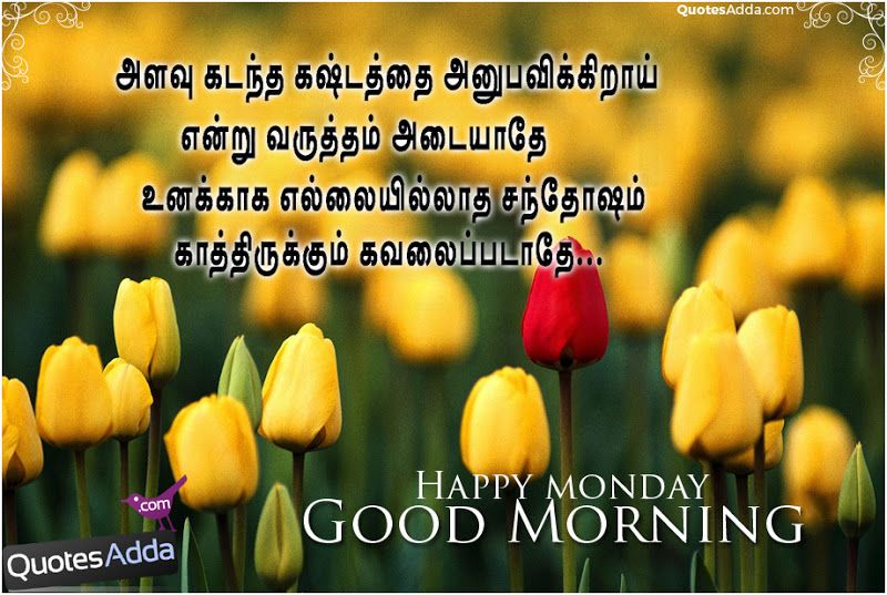 good morning Tamil quote images for status