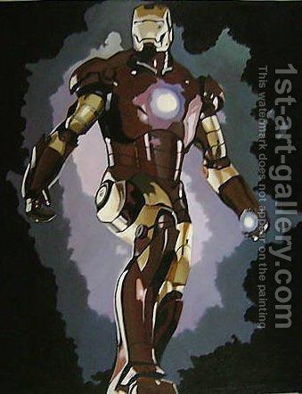 Iron Man Film by Pop Art - Reproduction Oil Painting
