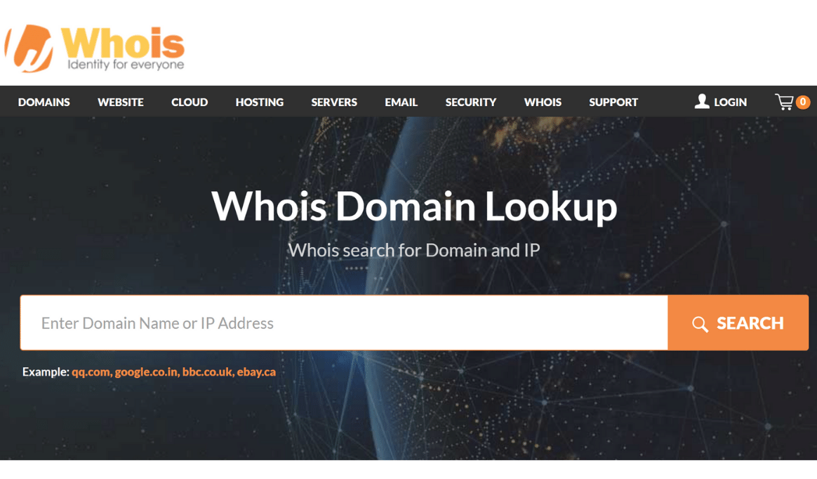 whois domain name search
