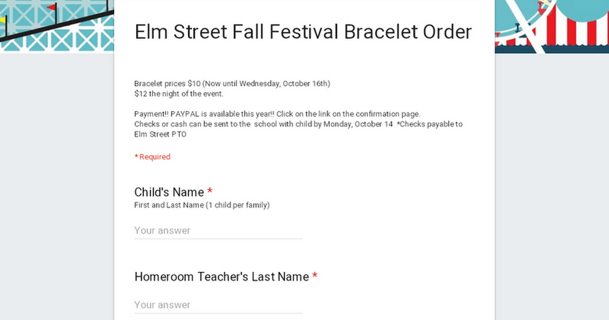  Elm Street Fall Festival Friday, October 23rd from 5:00 - 7:30 pm