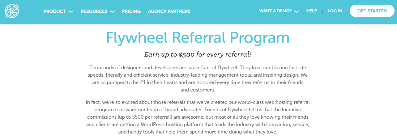 flywheel referral program