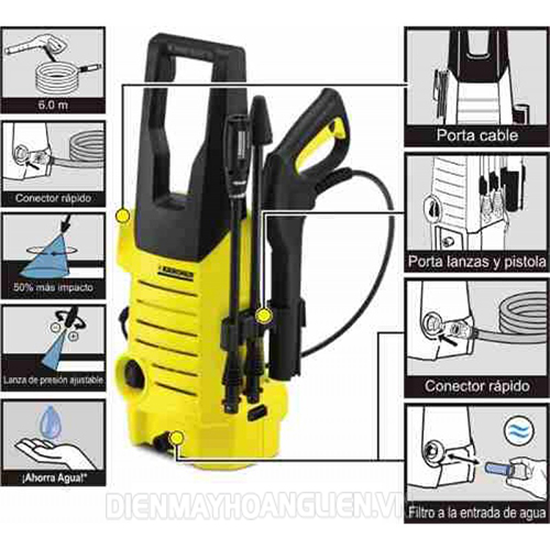ứng dụng của máy rửa xe đa năng