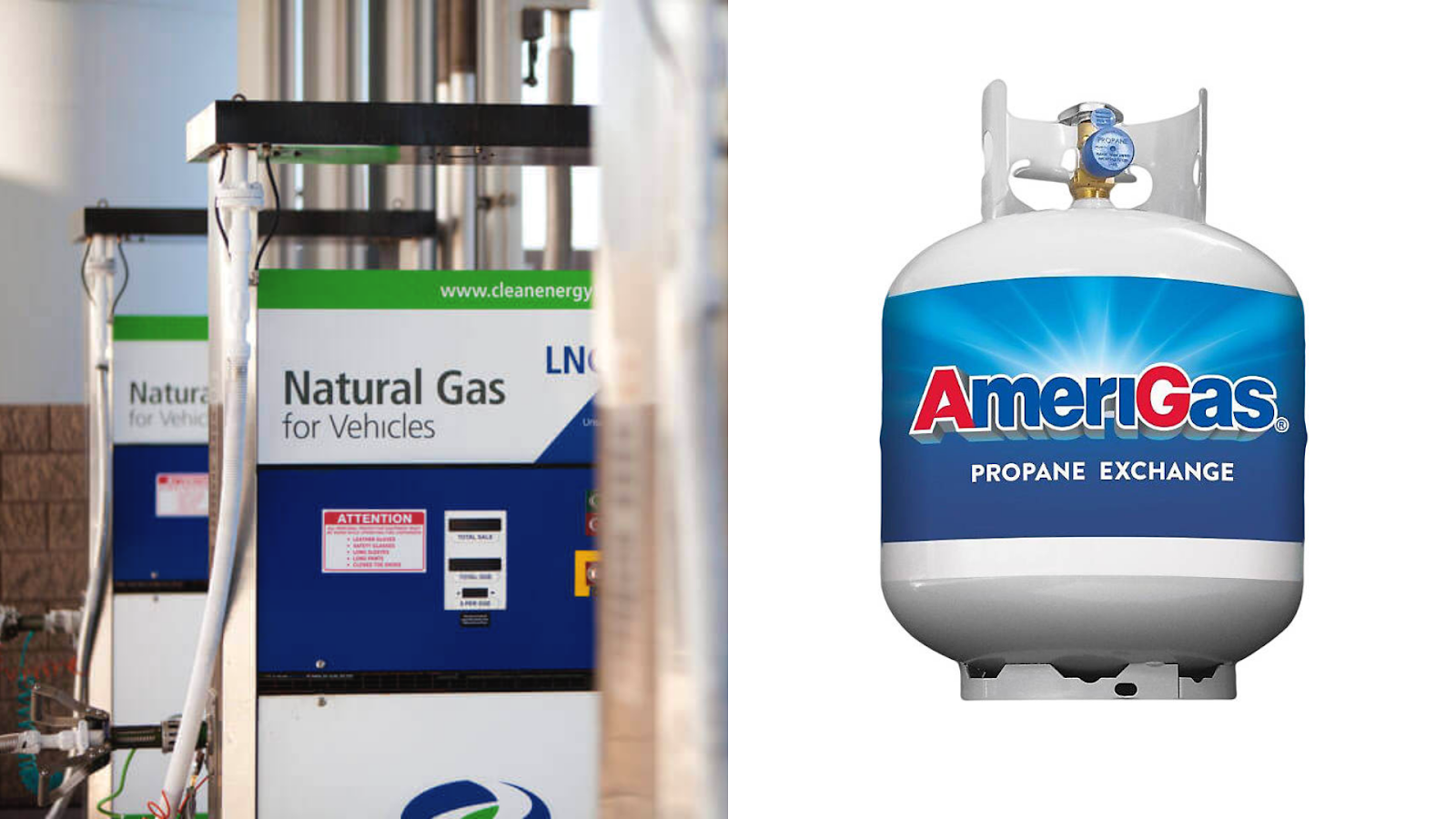 Compressed Natural Gas (CNG) or Liquid Propane (LP)