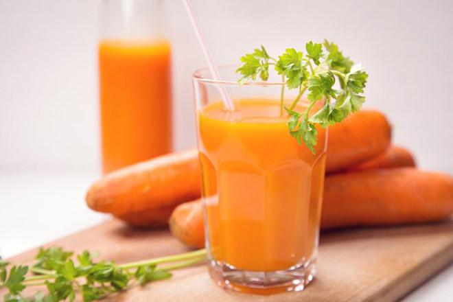 Cà rốt chứa glutathione, một siêu phân tử giúp giải độc, làm sạch gan