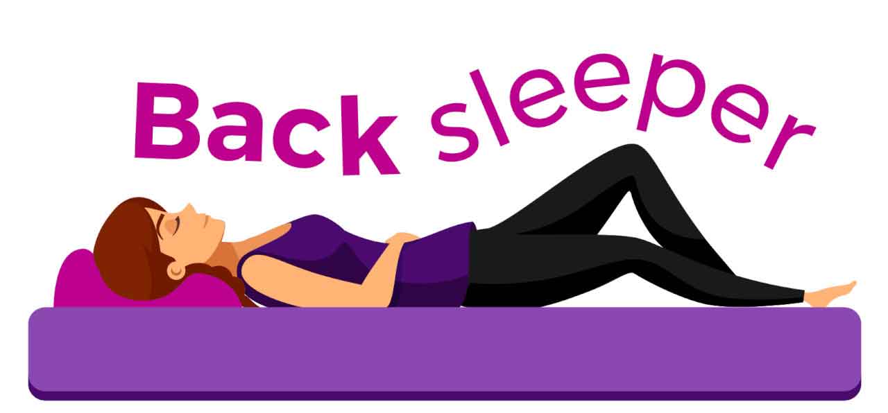 cartoon woman back sleeper