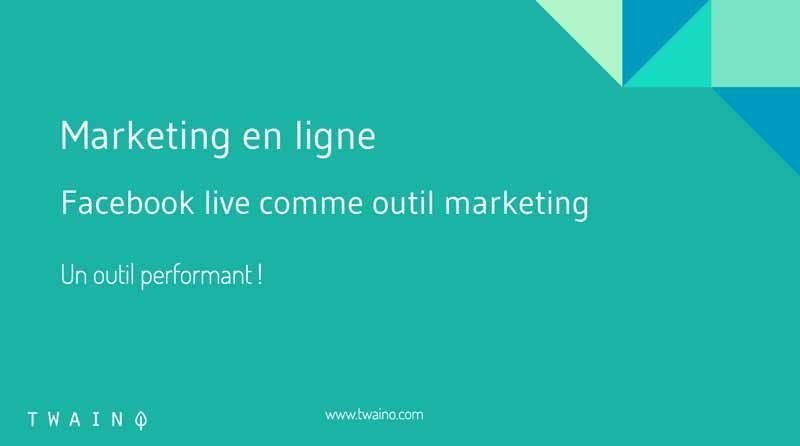 Fabook live outil marketing