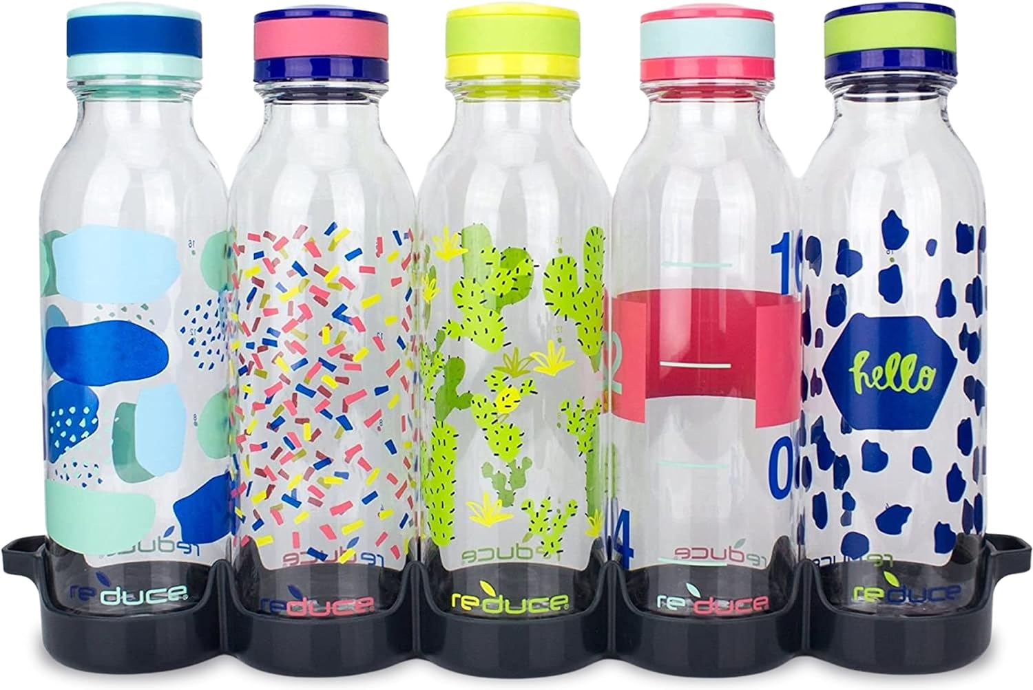 reusable water bottle set