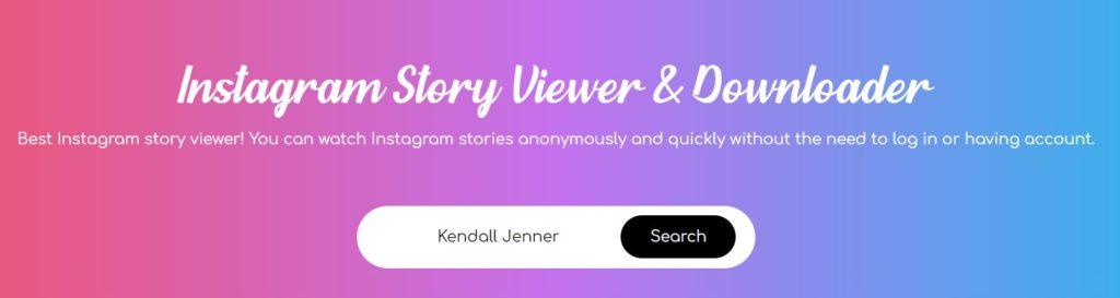 StoriesDown Web page; How to useStoriesDown to download Instagram stories