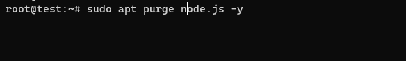 Removing Node.js