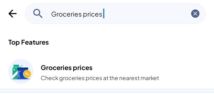 Check information on food commodities in Jakarta through the Groceries Prices feature on JAKI