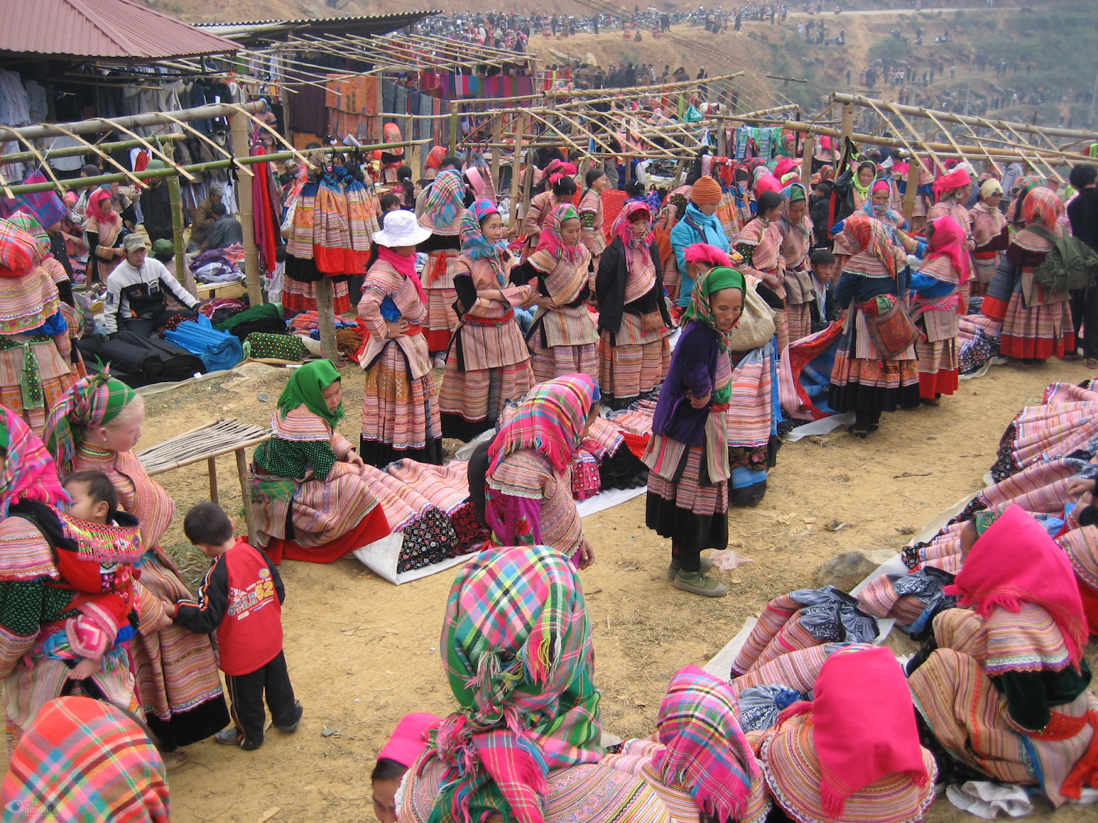 Lung Khau Nhin market in Lao Cai Vietnam