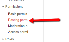 Posting Permissions