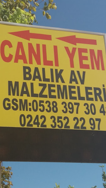 Canlı Yem Balık Av Malzemeleri