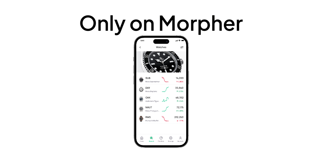 Morpher Watches Investing