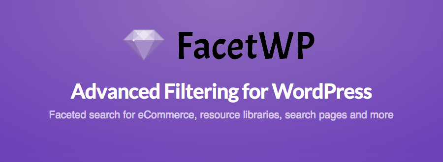 Filtro avançado FacetWP para WordPress