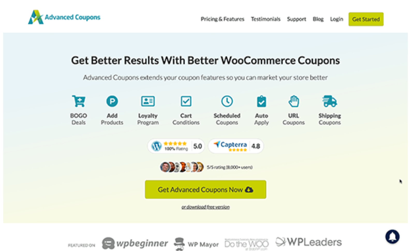 Advanced Coupons WooCommerce WordPress plugin