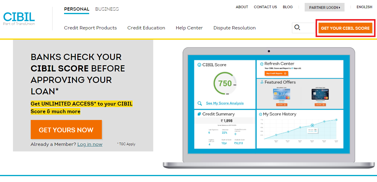 CIBIL Registration -quikkloan