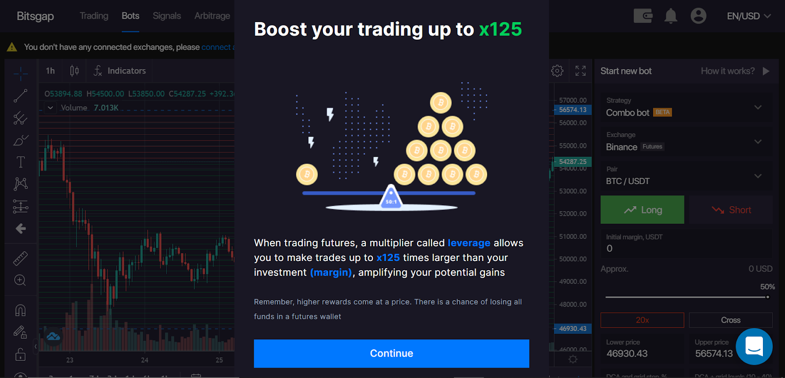 Bitsgap Futures Bot | Binance Futures Trading Bot