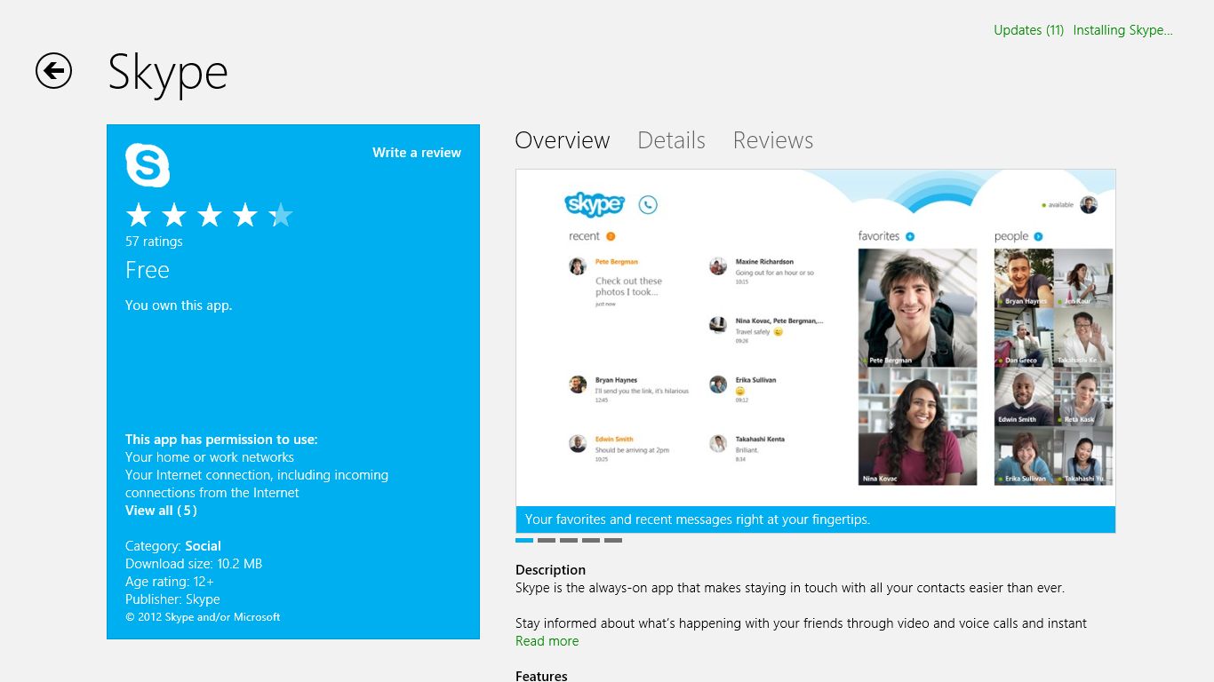 Skype app for windows 8 Techenol.png